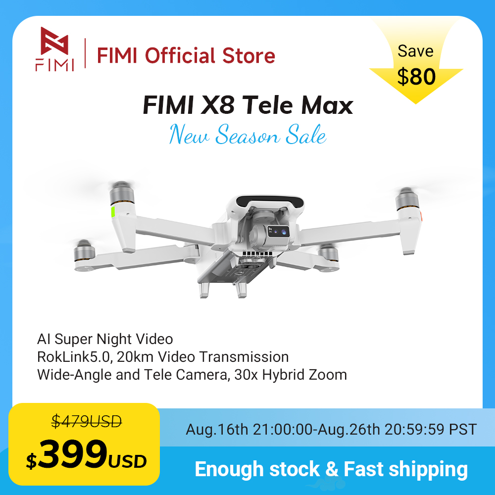 Drone FIMI X8 Tele Max dengan  - Drone Thermal Imaging ulasan dan harga